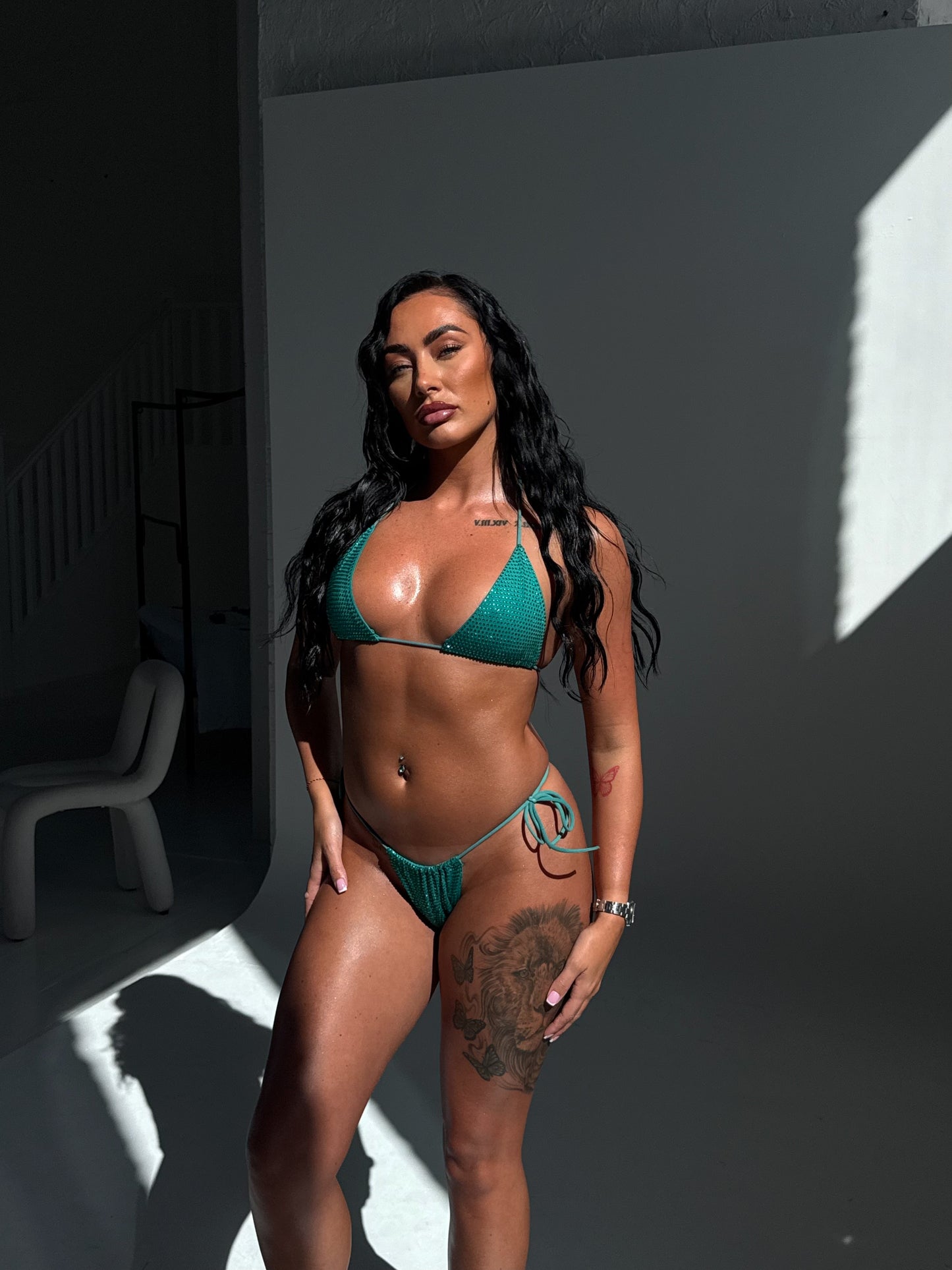"The Diamond Collection" bikini - Emerald Green