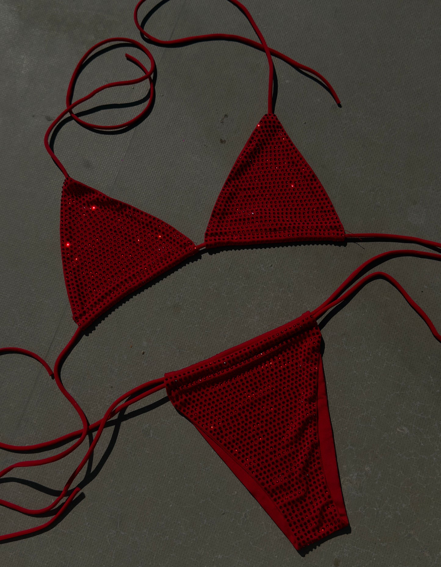 "The Diamond Collection" bikini - Ruby Red