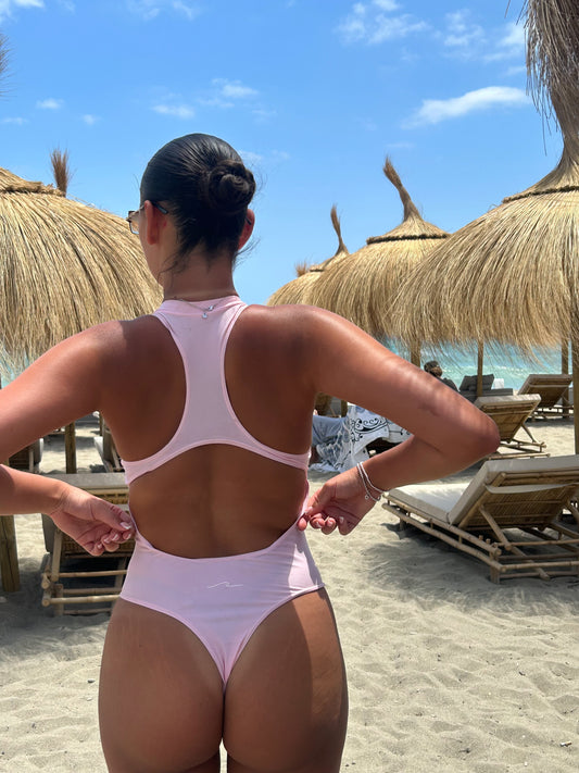 Riviera Sculpt swimsuit - Rose
